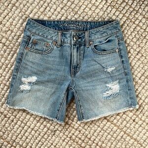 American Eagle Distressed Denim Shorts